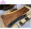 solid suar wood acacia monkey pod tree zabar Ecuador walnut slab table