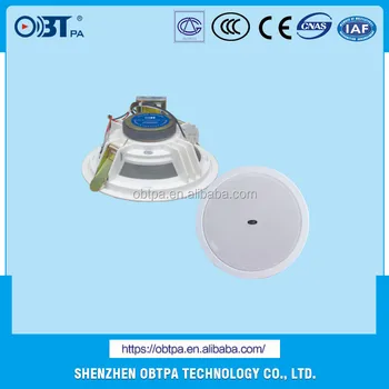 Obt 605 Commercial Sound System Passive 6inch Ceiling Speaker 100v