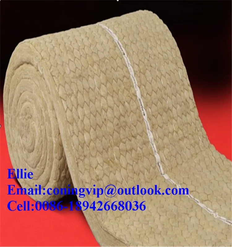 Rock Wool Price /mineral Wool Insulation Blanket With Wire Mesh