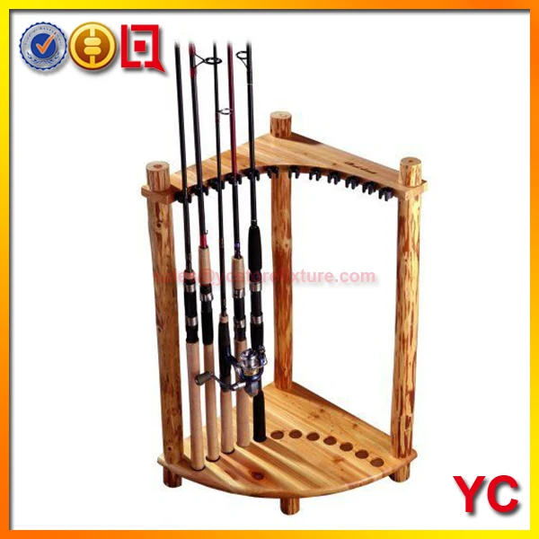 Fishing Rod Rack;fishing Rod Display Rack Buy Wooden Fishing Rod Rack
