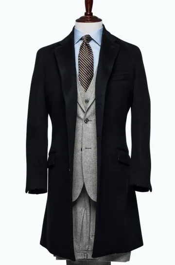 Fashion Style Black Custom Made Long Uniform Overcoat - Buy Uniform ...