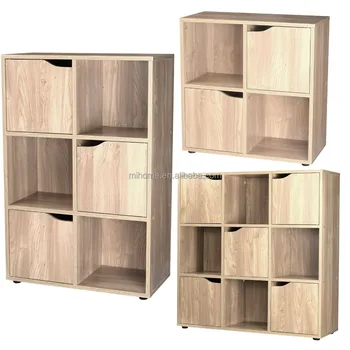 Sonoma Oak 4 6 9 Wooden Cube Storage Unit Display Shelves Cupboard