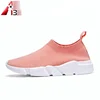China shoes factory OEM and ODM breathable knitted upper sneakers 2018