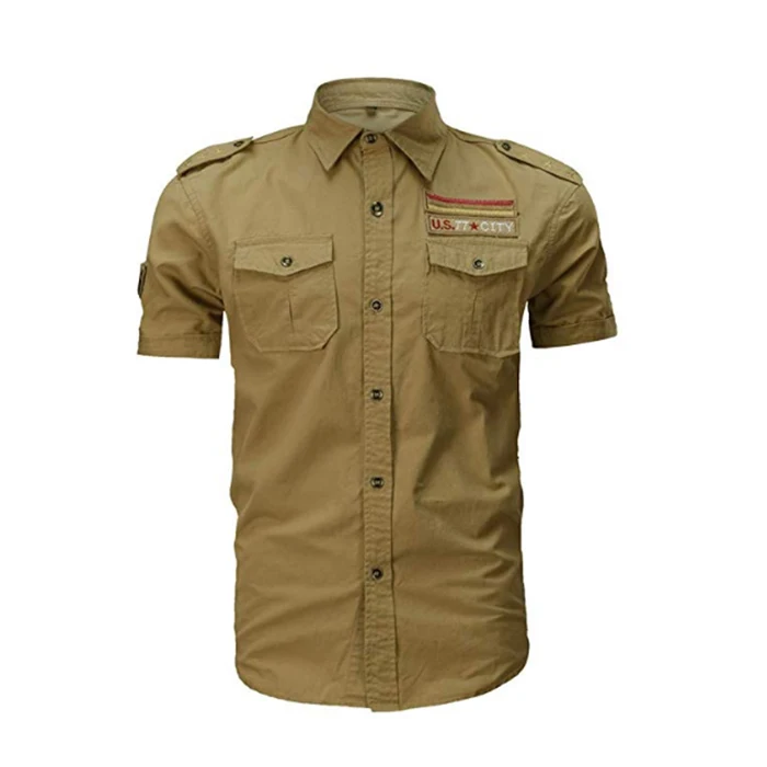 Custom Mens Slim Fit Button Cool Shirt 