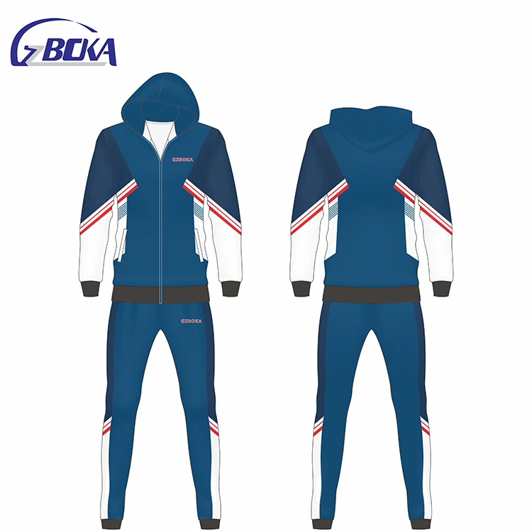 High quality design custom cotton colorful club team training soccer jersey tracksuit sportswear for men