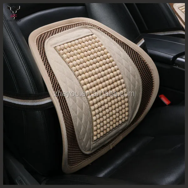 Wooden Bead Car Waist Lumbar Support Massage Cushion Buy Lumbar