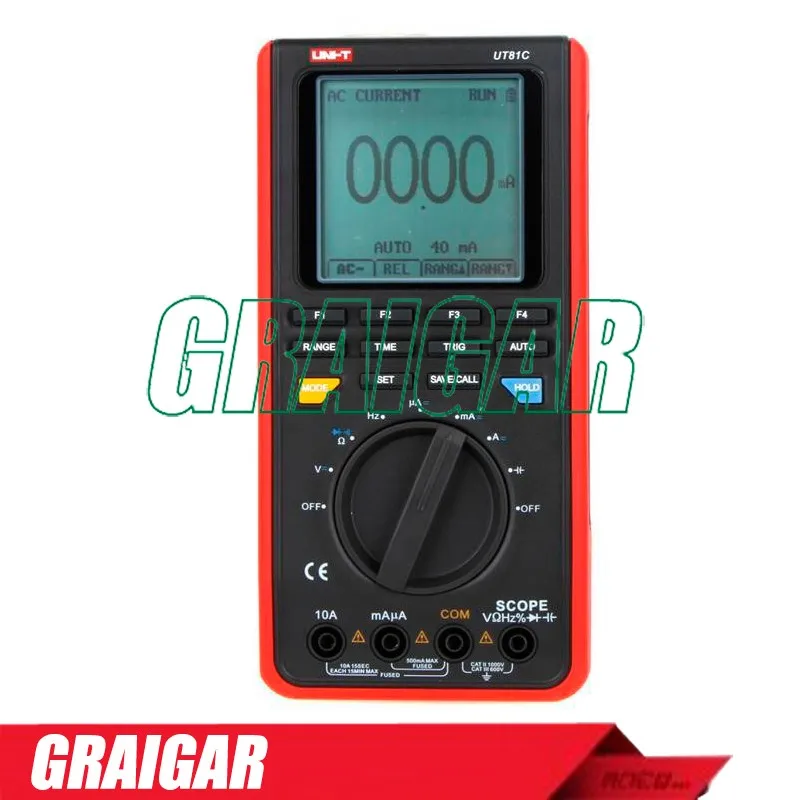 Unit Ut81c 16mhz 80ms/s Realtime Sample Rate Handheld Scopemeter