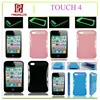 New ! Glow combo case for ipod touch 4 cellphone case hot market mobile case
