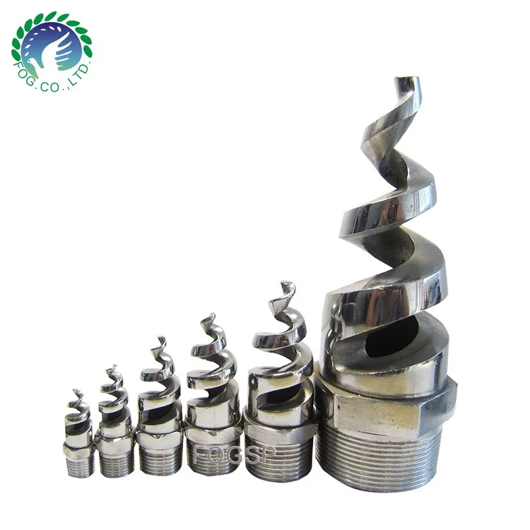 Spray Nozzle,Stainless Steel 316ss Full Cone Spiral Nozzle,Helix Spray