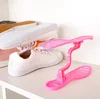 Creative design plastic folding shoe storage rack/shoe tree