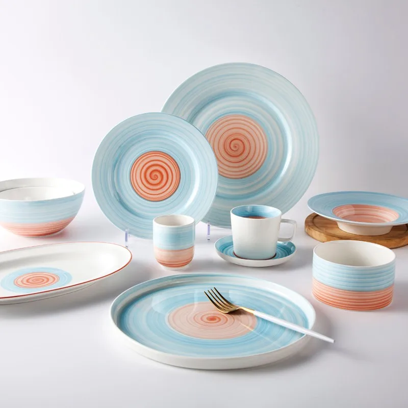 product-High Quality Ceramics Dinnerware Dinner Plate, Wholesale Environmentally Friendly Dinnerware-3