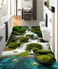 [Self-Adhesive] Australia 3D Forest River Ladder 33 Non-slip Waterproof Photo Self-Adhesive Floor Mural Sticker WallPaper Murals