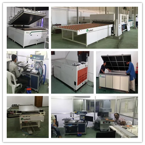 ooitech solar panel production machine in customer factory