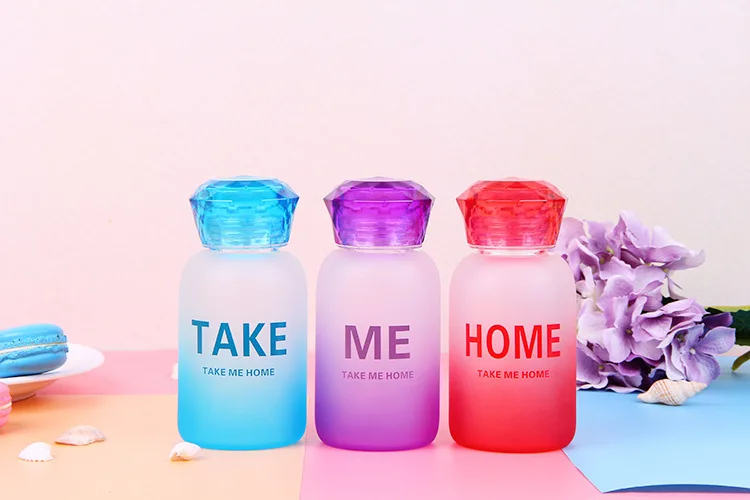 High Quality 350ML Diamond Water Bottle, PC Bottle For Kids