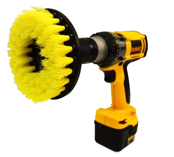 Car Cleaning Scrub Drill Brush Rotary Revolver Buy Scrub Drill Brush