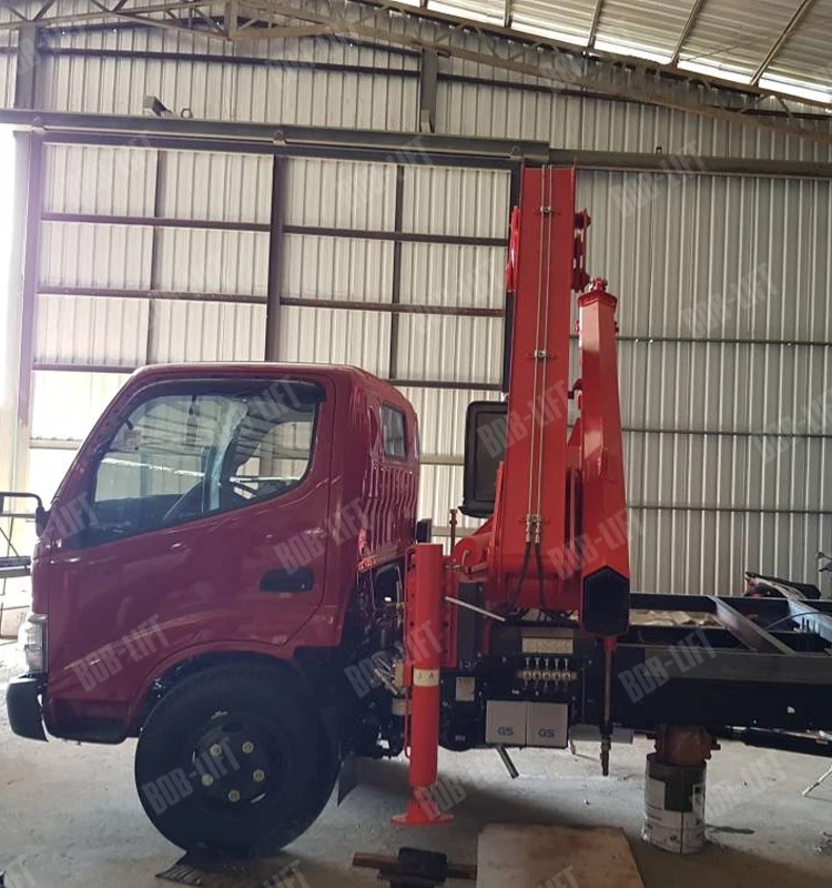 Knuckle Boom Mini 5 tons Truck Crane Manufacturer