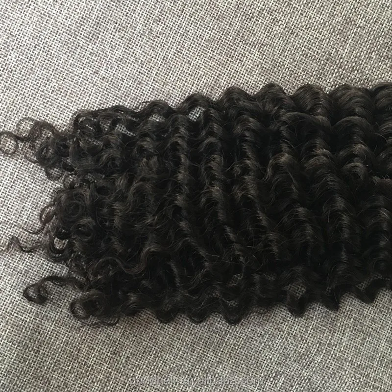 African American Human Tape Hair Extensions Double Folded Kinky Curly