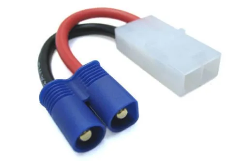 XT60 Male To EC3 Female Adapter Cable - 3.5mm Bullet Connector For RC LiPo Batteries