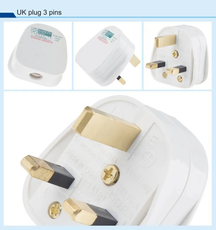 Uk Plug Adapter Saso Certificate Saudi Arabia Electric Plug,British