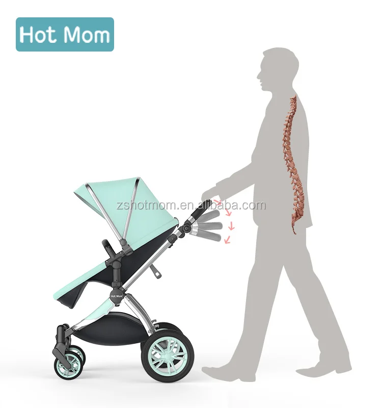 Hot Mom Cochecito De Bebé 3 En 1 Catre Almacenado En El Hot Mom Cochecito De Bebé 3 En 1 Catre Almacenado En El