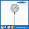 WSS series bimetal thermometer for temperature gauge specification 60mm 80mm 100mm stem length