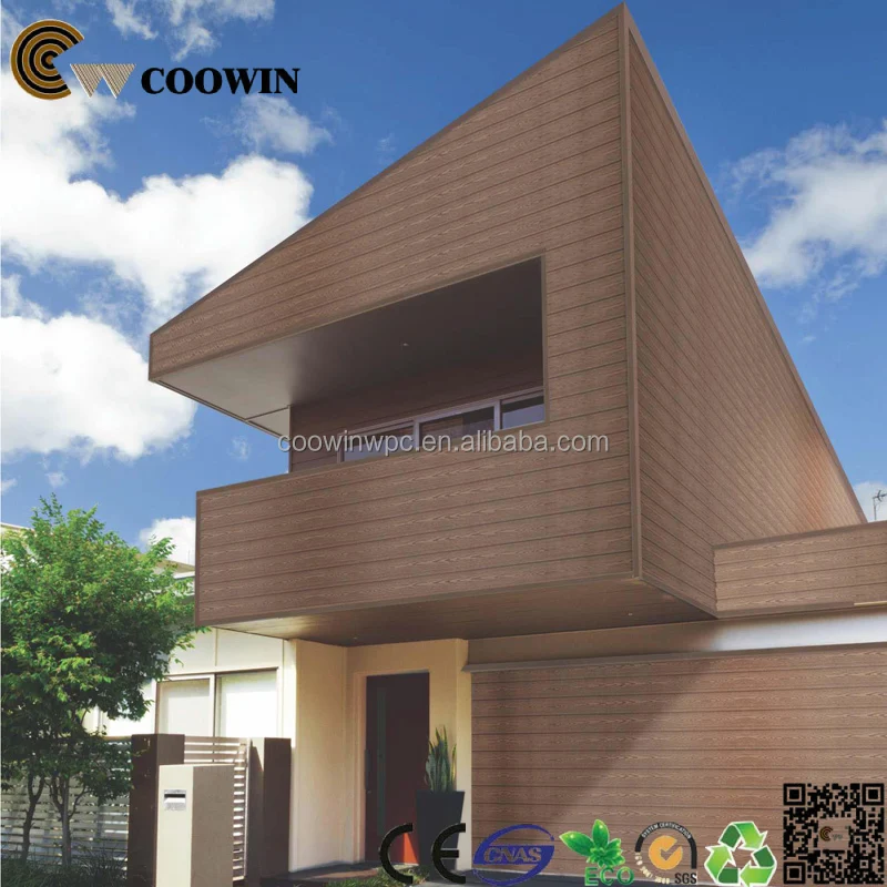 Cheapest Exterior Pvc Wood Composite Wall Cladding Material - Buy ...