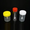 medical supply screw cap 30ml 60ml plastic disposable fecal specimen stool sample collection cup containers with spoon