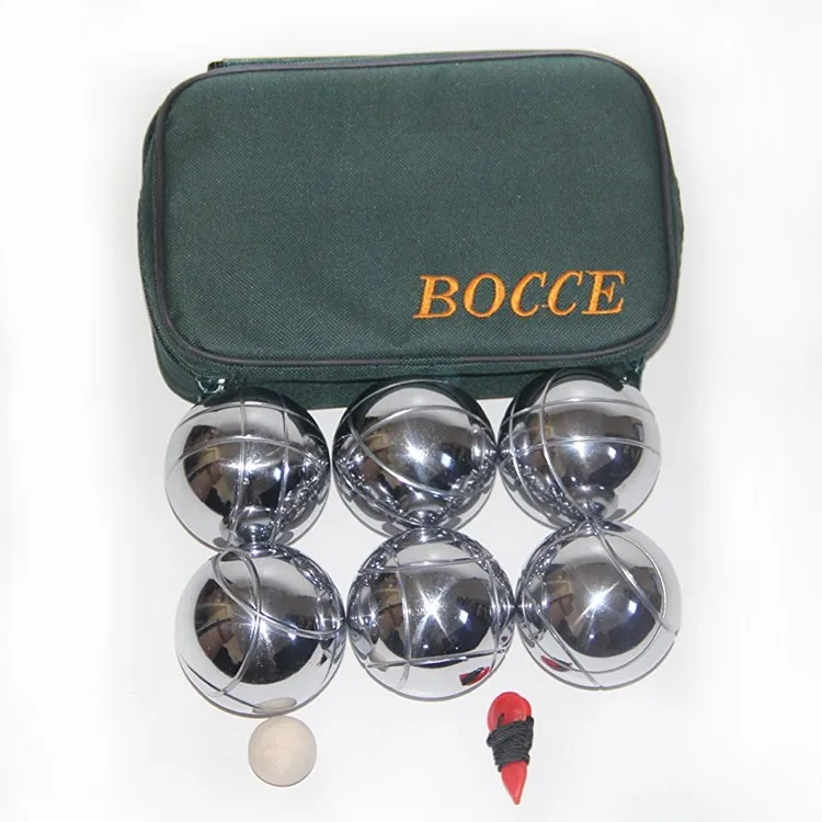 3pcs 73mm Metal Bocce Petanque Boules Set - Buy Metal Bocce Ball,Boules ...