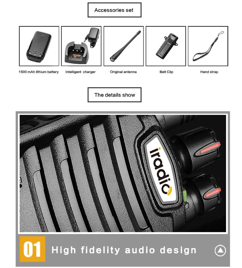 Iradio Digital DP-8800/CP-8800 Two way radio Walkie talkie