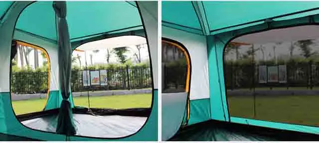 Super large space well-ventilated UV proof anti-insect easy  to set up tent family 8 persons tent camping tent C01-RS0002