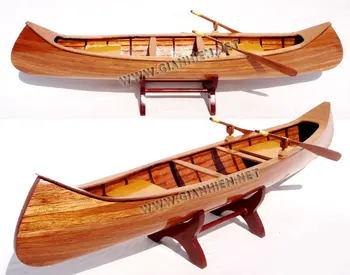 Indian Girl Canoe Wooden Model Wooden Decoration Buy Wooden