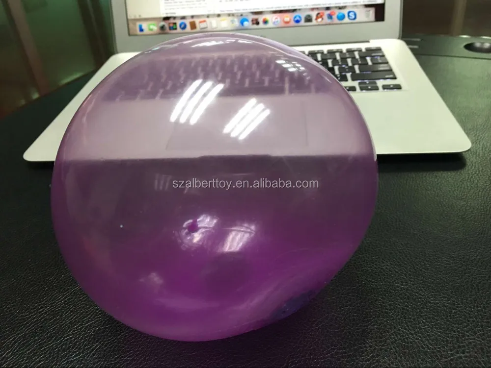 how to inflate jelly balloon ball with water