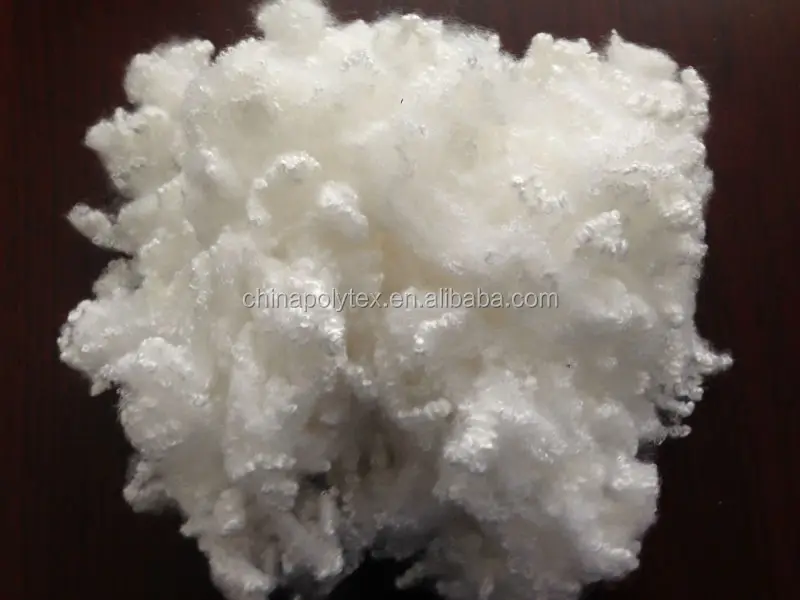 3D 7D 15D polyester hollow fibre filling HCS HCS polyester hollow fibre