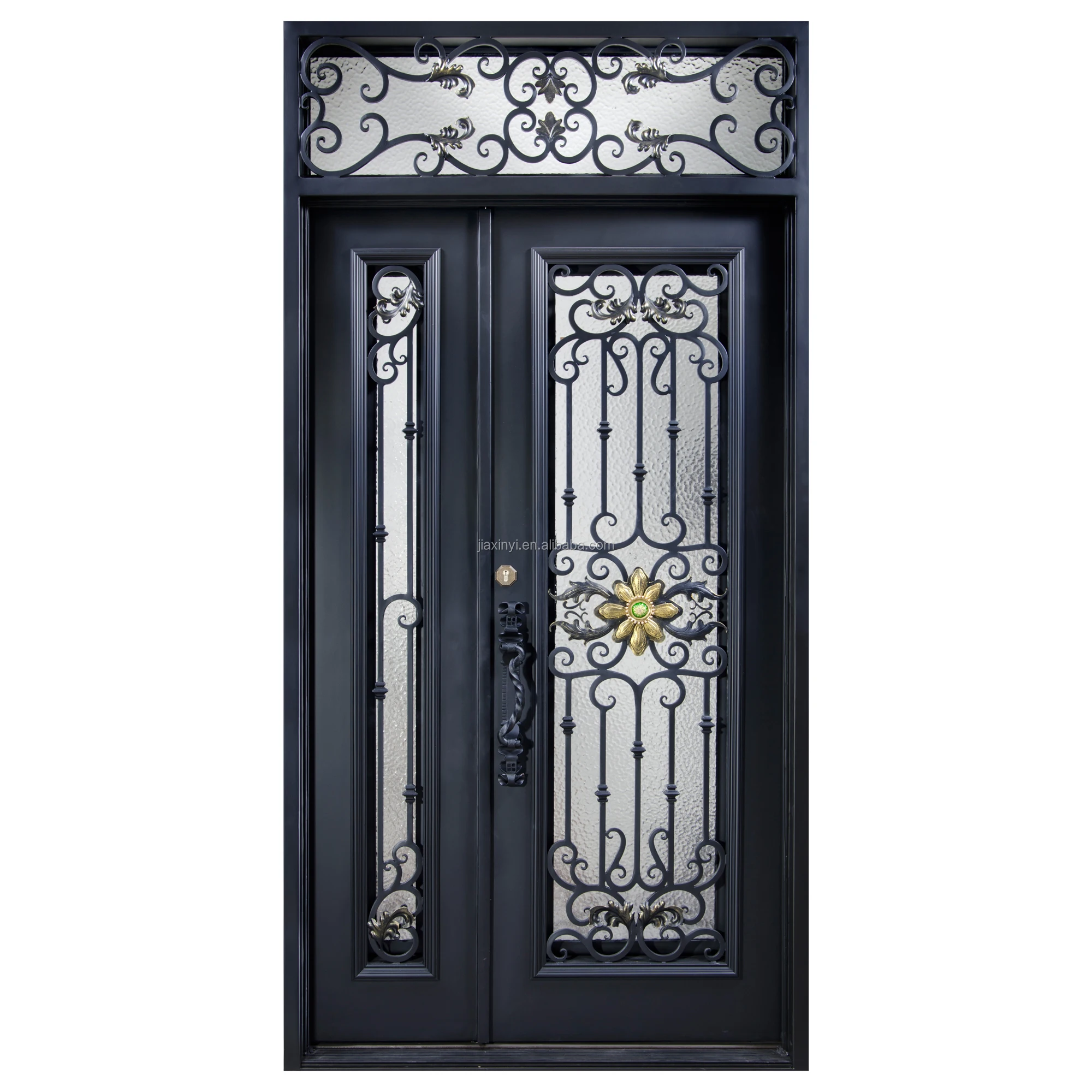 Wrought Iron Single/double Door Design Safety Door Design