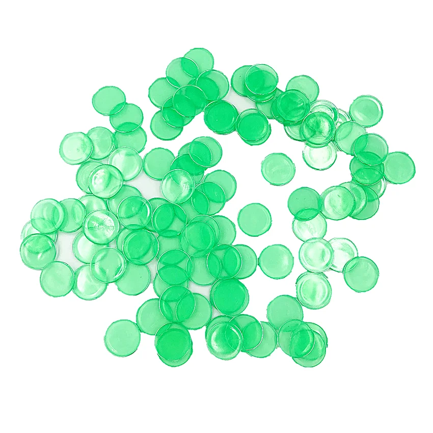 YUANHE Green Magnetic Wand with 100 Chips Bingo Game Set