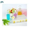 Embossed surface perfume diffuser glass bottles 100ml