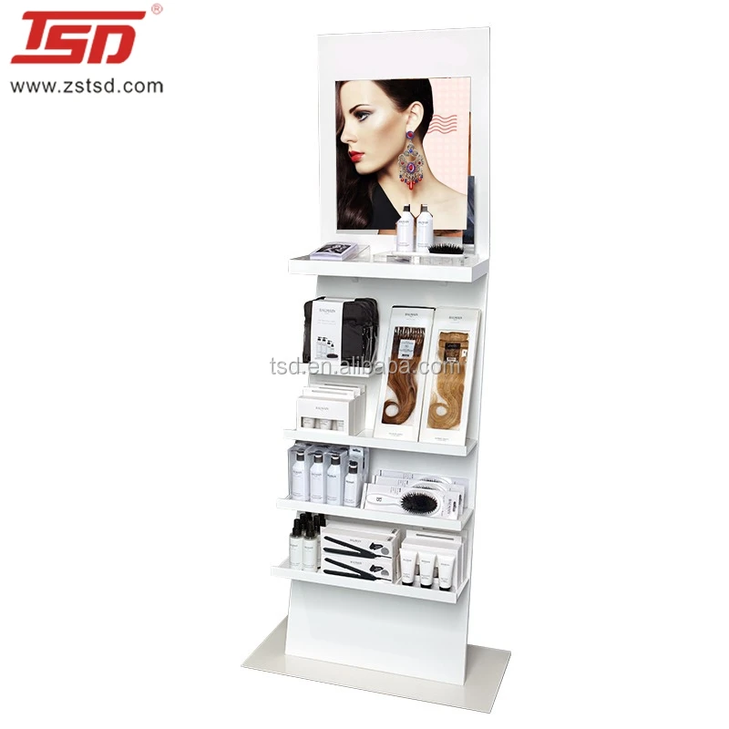 Custom Hair Salon Products Display Stand,Hair Salon Display Furniture ...