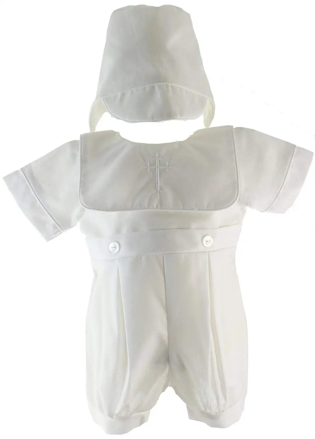 knit baptism outfit boy
