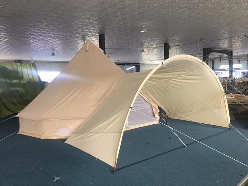 Waterproof Canvas 4m Bell Tent & 4m One Pole Tarp For Camping Buy One Pole Tarp,Bell Tent Tarp