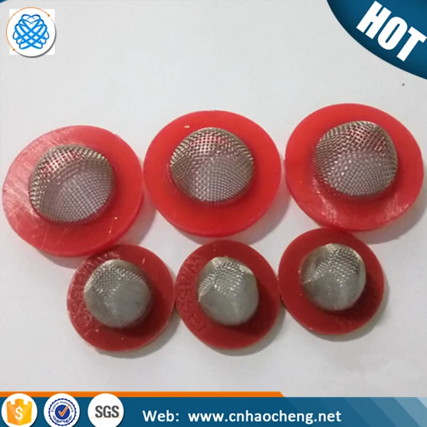 Shower Head Hose Filter Washer Stainless Steel Rubber Washer Filter