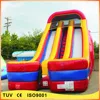 Insane commercial double lanes big inflatable slip n slide for adults