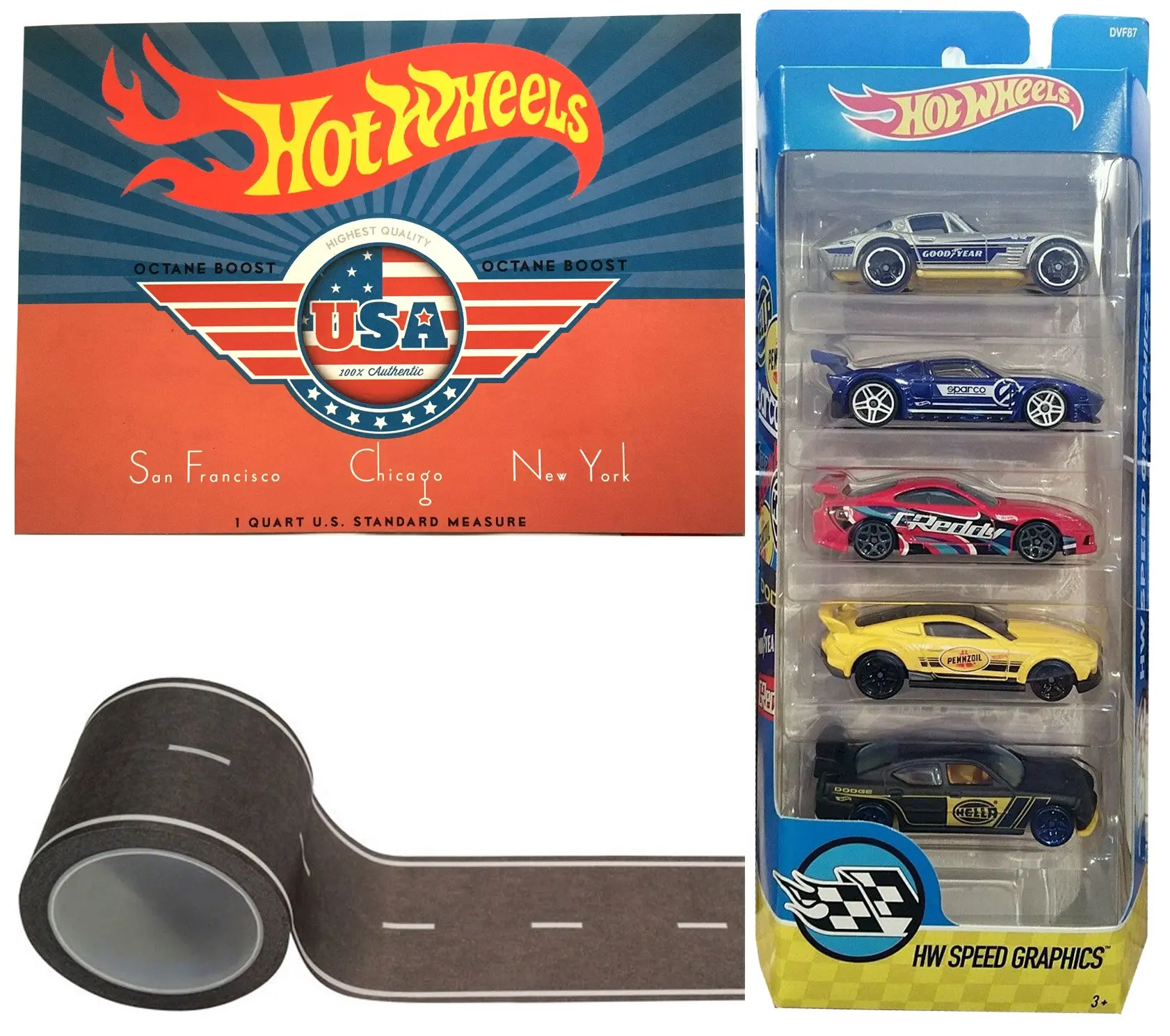 hot wheels speed graphics 5 pack