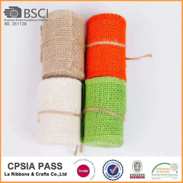 Top quality natural custom variety styles multi colors Burlap Fabric Wholesale for wholesales