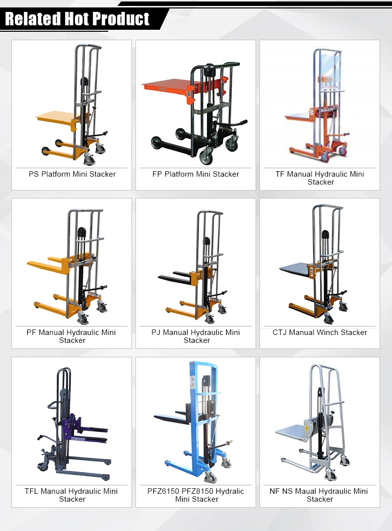 Sinolift Tfl 150kg Capacity Hand Manual Forklift Prices - Buy Manual