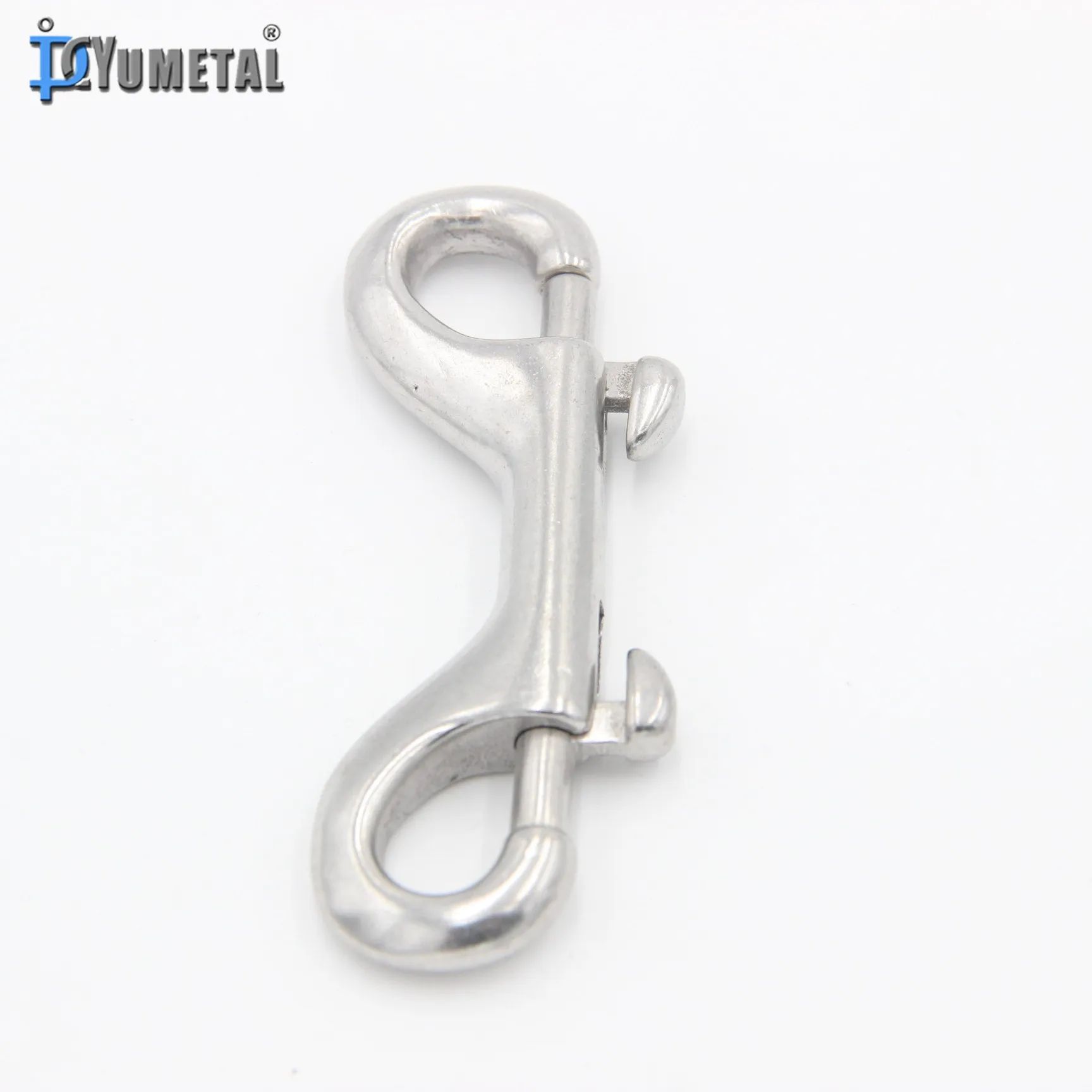 thumbnail image 2 of TM Swivel Snap Hook Key Clip – 2 X 1/2 Inch Belt/ID Holder, Silver (TM869) 2 of 6