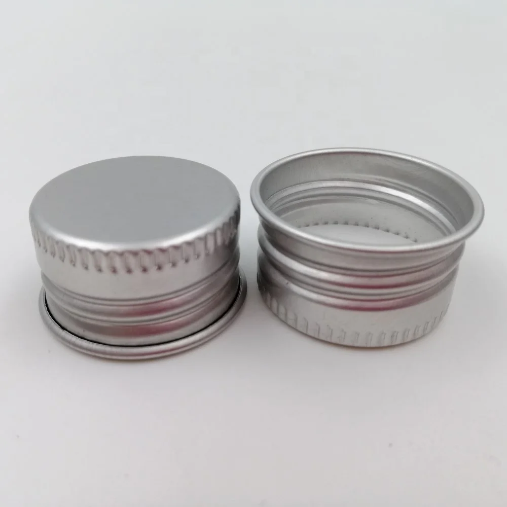 18 20 24 28mm Silver Aluminum Screw Cap For Plastic Bottles - Buy ...