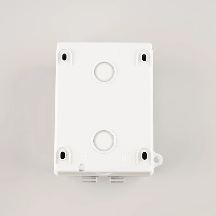 Wk 13a 2 Gang Uk Standard Ip65 Waterproof Industrial Wall Switch Socket