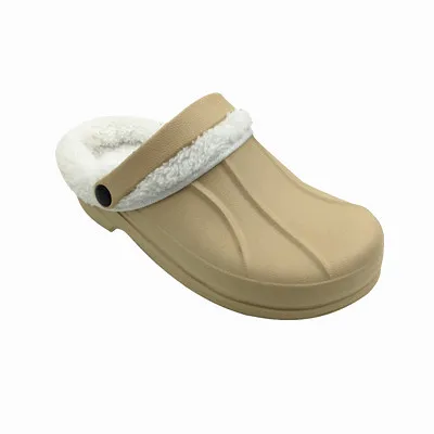 lined clogs mens