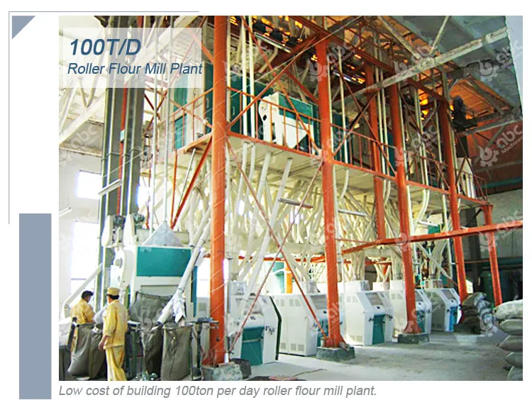 Teff Flour Mill Screen Size 0.2Mm Flour Milling Machine Powder
