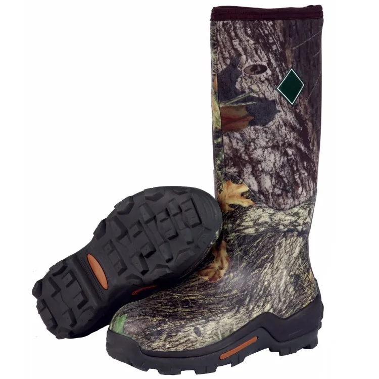 Mens Outdoor Rubber Hunting Boots With Neoprene Buy Rubber Hunting